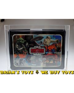 Vintage Kenner Star Wars The Empire Strikes Back Vinyl Carrying Case Wampa Top Right AFA 80 NM #11373155