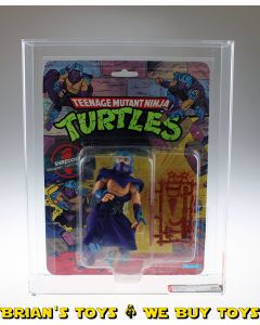 Playmates TMNT Series 1 / 10 Back Shredder Soft Head AFA 70 EX+ (C70 B70 F70 ) #11208269