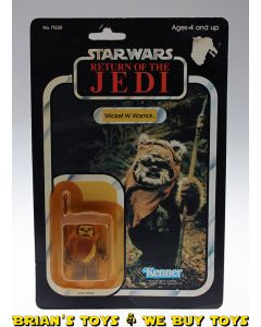 Vintage Kenner Carded ROTJ Star Wars Wicket Action Figure C5Y