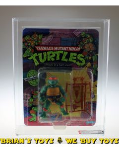 Playmates TMNT Series 1 / 10 Back Michaelangelo Plastic Head AFA 80 Y-NM (C85 B80 F75 ) #16125713