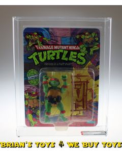 Playmates TMNT Series 1/10 Back Raphael Plastic Head AFA 75+ Y-EX+/NM (C80 B80 F75) #15974899