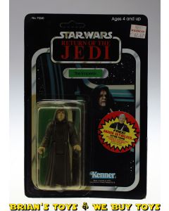 Vintage Kenner Star Wars Carded ROTJ The Emperor Action Figure C7.5Y