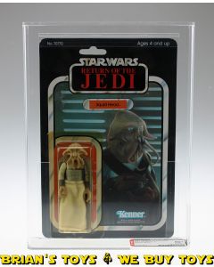 Vintage Kenner Carded ROTJ 65 Back-A Star Wars Squid Head Action Figure 80+ Y-NM (C80 B85 F85) #11721512