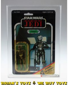 Vintage Kenner Star Wars Carded ROTJ 65 Back-C Zuckuss Action Figure AFA 75 Y-EX+/NM (C75 B85 F85) #14695594