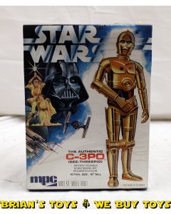 Vintage Star Wars Accessories Boxed MPC Model Kit C-3PO MISB C8.5