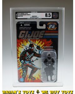 2008 Hasbro GI Joe 25th Anniversary / Wave 7 Snake Eyes AFA 8.5 #20413332