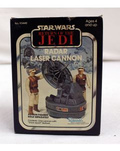 Vintage Kenner Star Wars Mini-Rigs ROTJ Boxed Radar Laser Cannon C8 (With C6 Box)