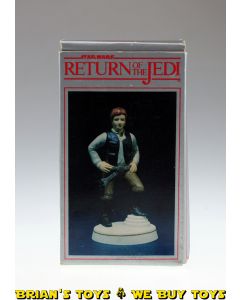 Vintage Star Wars ROTJ Sigma Boxed Porcelain Han Solo Figurine C8 with C6 Box
