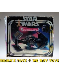 Vintage Kenner Star Wars Vehicles Boxed Darth Vader TIE Fighter C8.5 with C1 Box (Decals Unapplied)