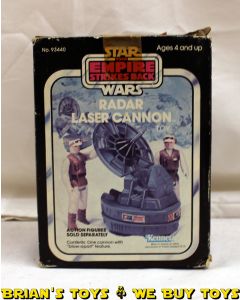 Vintage Kenner Star Wars Mini-Rigs Boxed Radar Laser Cannon C9 (C7 ESB box, decals unapplied)