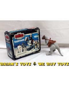 Vintage Kenner Star Wars Beasts Boxed TaunTaun C8 (C4 box, solid belly, split reins)