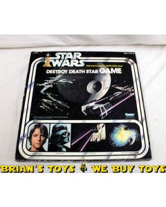 Vintage Star Wars Accessories Boxed Destroy Death Star Game C9 (C6 box, missing 1 blue x-wing)