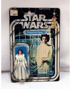 Vintage Star Wars 12 Back Carded Princess Leia Organa (Resealed,  Missing Gun) 