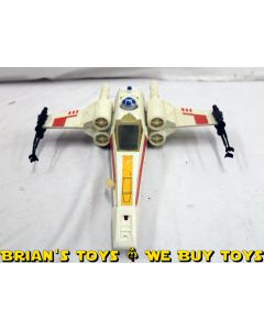 Vintage Star Wars Vehicles Loose X-Wing Fighter C6  (Decals Starting to Peel)