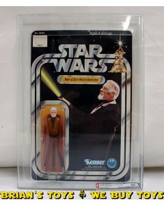 Vintage Star Wars 12 Back C Carded Ben (Obi-Wan) Kenobi White Hair AFA 85 (C85 B85 F85) NM+#16722387