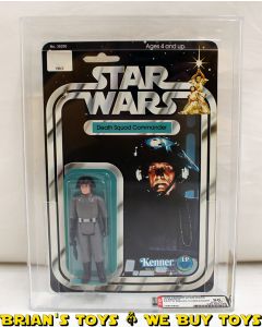 Vintage Kenner Star Wars 12-Back C Death Squad Commander AFA 90 (C90 B90 F85)