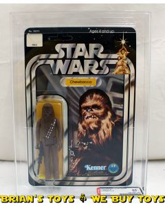Vintage Kenner Star Wars 12 Back B Carded Chewbacca AFA 85 (C85 B85 F80)