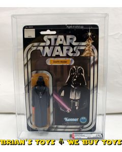 Vintage Kenner Star Wars 12 Back A Carded Darth Vader (Sku on Figure Stand) AFA 75+ (C75 B80 F80)