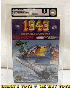 1988 Capcom NES Black Nintendo Seal Boxed 1943 The Battle of Midway VGA 85 NM+ #72524224