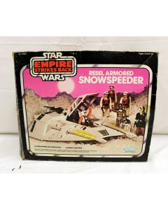 Vintage Star Wars Vehicles Boxed Snowspeeder C7.5 with C5 Box (Pink Box, Missing Harpoon)