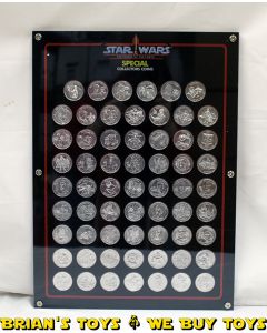 Vintage Kenner Star Wars Power of the Force RARE Complete 62 Special POTF Collector's Coins Set