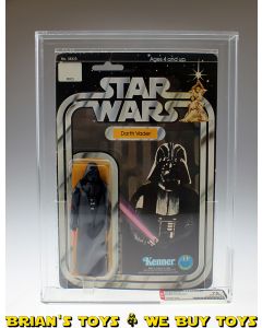 Vintage Kenner Star Wars 12-Back A Darth Vader AFA 75 EX+/NM (C75 B70 F85) #19097305