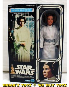 Vintage Star Wars 12" Boxed Princess Leia Organa C8 with C8 Box