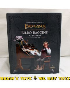 Weta LOTR Bilbo Baggins at his Desk Statue (flawed)