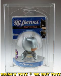 2010 Funko Funko Force 2.0 DC Universe Batman (Metallic Silver) SDCC Exclusive / 1 of 480 AFA 6.0 #24851374