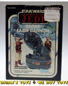 Vintage Star Wars Mini-Rigs Boxed Radar Laser Cannon (ROTJ Box) MISB C8