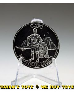 Vintage Star Wars POTF C-3PO Coin C9