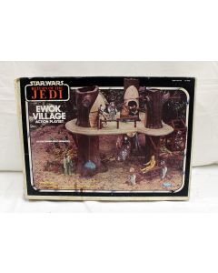 Vintage Star Wars Playsets Boxed Ewok Village MIB C6 (Accessories in sealed baggies, missing fire decal)