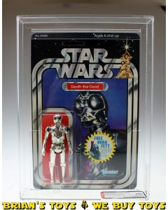 Vintage Star Wars 20 Back D Death Star Droid AFA 75+ EX+/NM (C75 B85 F85) #12144061