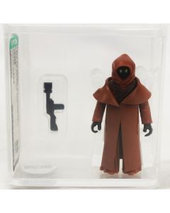 **1977 Kenner Star Wars Loose Action Figure / HK Jawa Vinyl Cape (W/ COA) AFA 85 NM+ #16030959**