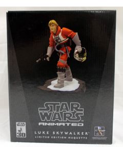 Star Wars Gentle Giant Animated LE Maquette Luke Skywalker Snowspeeder Pilot MIB