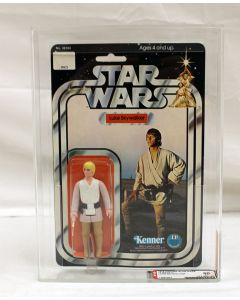 Vintage Star Wars Carded 12 Back-C Luke Skywalker Action Figure AFA 60 (C75 B80 F60) #12881840