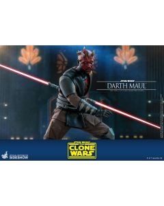 Star Wars Sideshow Clone Wars Darth Maul Sixth Scale Action Figure by Hot Toys
