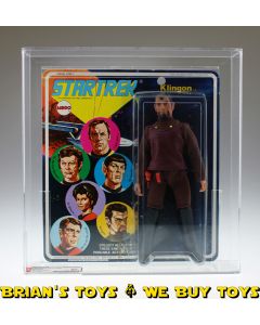 1975 MEGO Star Trek Series 2 Klingon Yellow Name AFA 80 NM (C80 B85 F85) #11377835