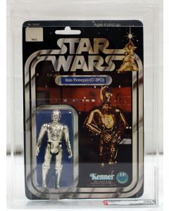 Vintage Star Wars 12 Back-B Carded C-3PO Figure AFA 75+ (C75 B75 F85)