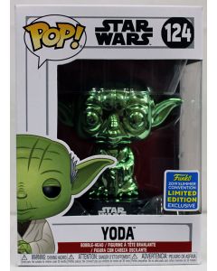 Funko Pop!: Star Wars - Yoda [Green Chrome] [SDCC 2019]