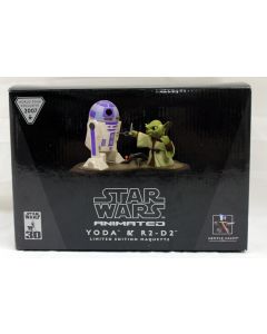 Star Wars Gentle Giant Animated LE Maquette Yoda and R2-D2 MIB