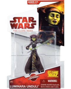 Star Wars 2009 Clone Wars Carded 3.75" Luminara Unduli Action Figure
