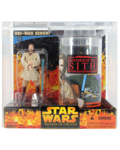 Star Wars Revenge of the Sith Obi-Wan Kenobi Character Cup & Action Figure