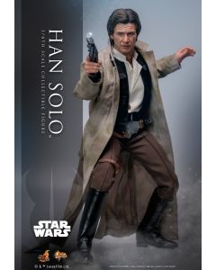 Sideshow Star Wars 12" Hot Toys Boxed Han Solo (Endor) MMS740