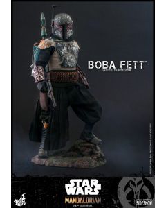 Star Wars Sideshow Mandalorian Boba Fett Sixth Scale Action Figure by Hot Toys