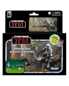 Star Wars The Vintage Collection Boxed 3.75" Speeder Bike & Scout Trooper