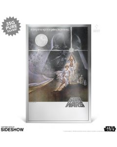 Star Wars A New Hope Silver Foil Silver Collectible by New Zealand Mint Premium 35g Silver Collectible