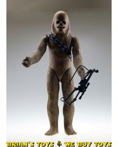 Vintage Kenner Star Wars Loose 12" Chewbacca Action Figure C6 (Missing 2 Cartridges)
