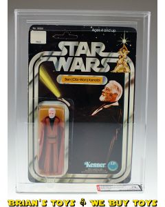 Vintage Kenner Star Wars Carded 12 Back-A Ben (Obi-Wan) Kenobi Grey Hair Action Figure AFA 75 EX+/NM (C75 B80 F80) #11120396