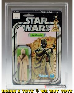 Vintage Kenner Star Wars Carded 12 Back-B Sand People (Tusken Raider) Action Figure AFA 80+ NM (C80 B80 F80) #11673167